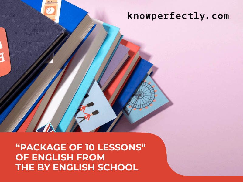 “Package of 10 lessons“ of English from the By English school